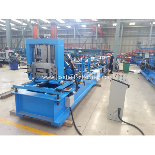 Quick change automatic CZ purlin roll forming machine